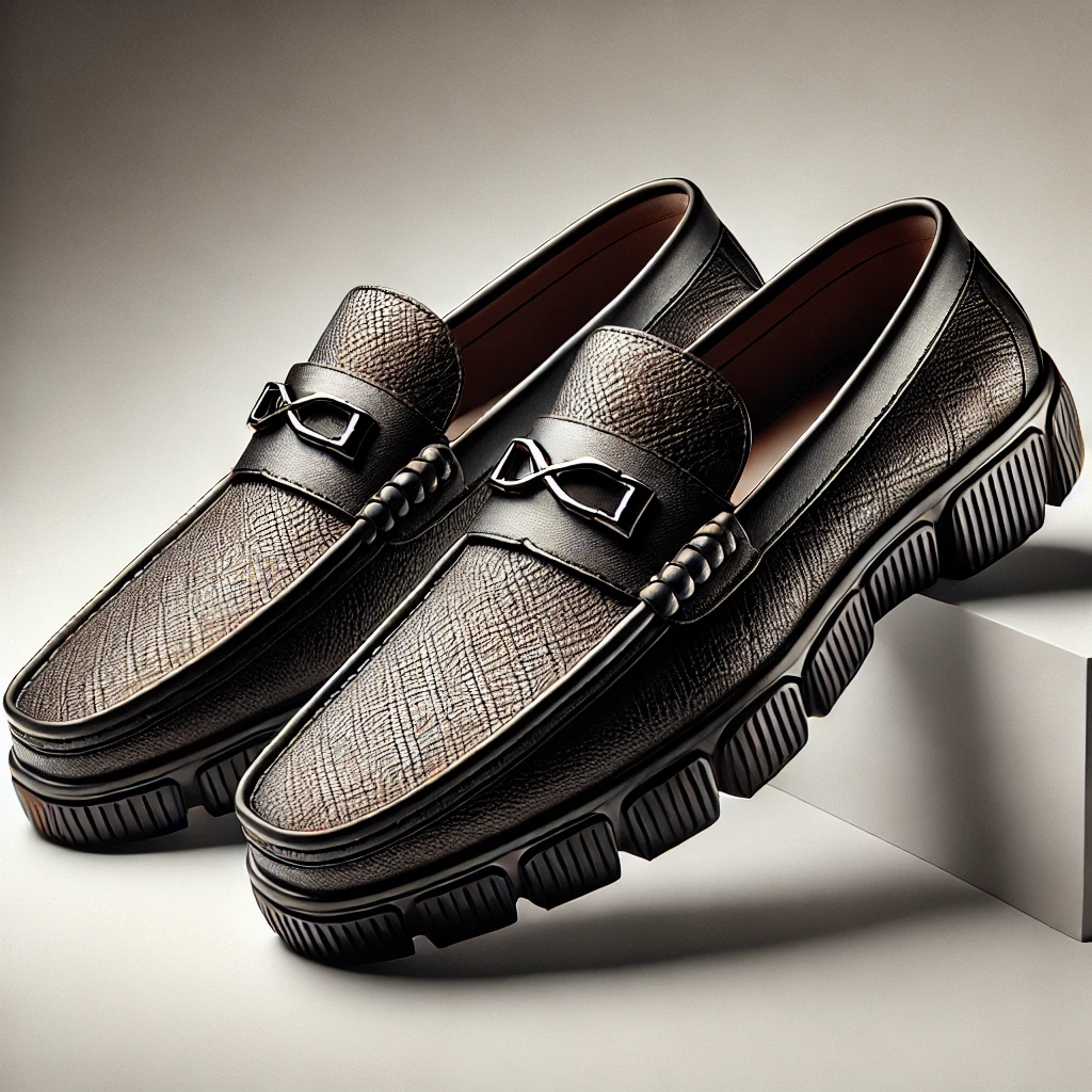 AI生成によるプラダ モノリス ローファー風イメージ画像