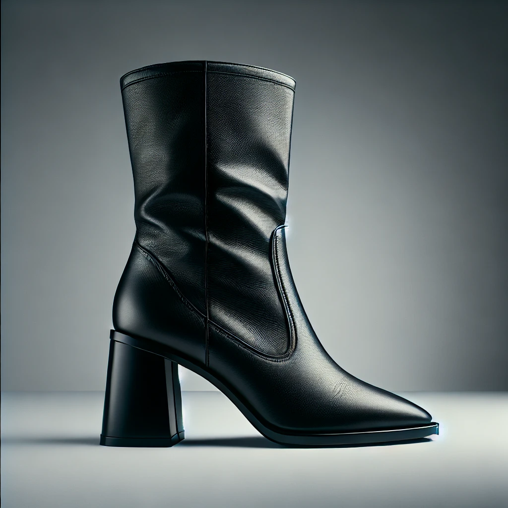 アレキサンダーワンのアティカブーツ。厚底とシャープなラインが特徴。