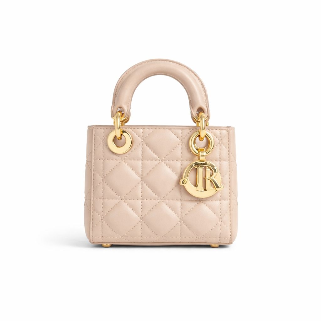 ディオール『レディ ディオール』をイメージしたAI生成バッグの参考画像（実際の商品・公式画像ではありません）