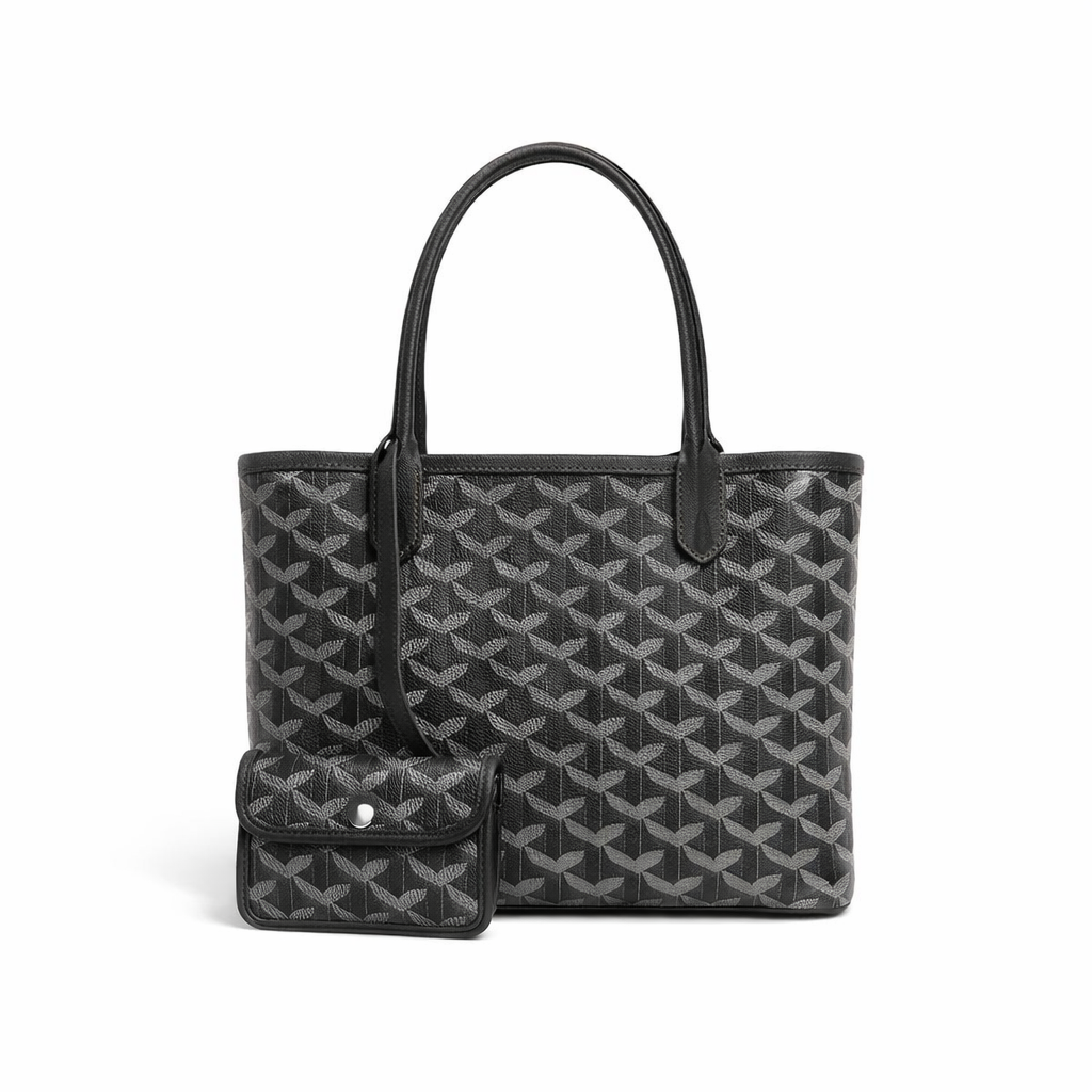 ゴヤール サン・ルイ風トートバッグをイメージしたAI生成の参考画像（実商品ではありません）